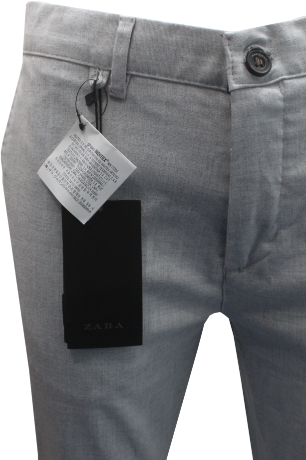 Zara Cotton Pant (640x959), Png Download