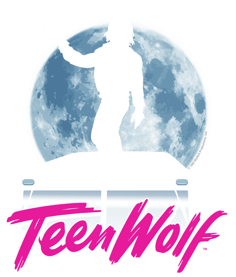 Teen Wolf Moonlight Surf Juniors Premium T-shirt (850x1080), Png Download