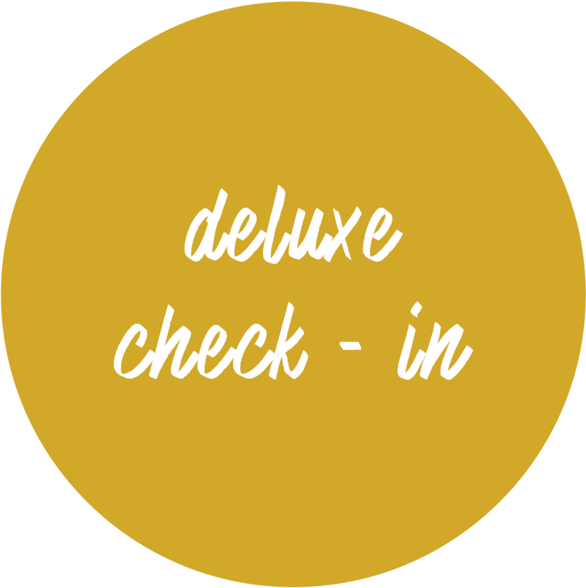 Deluxecheckin (1000x842), Png Download