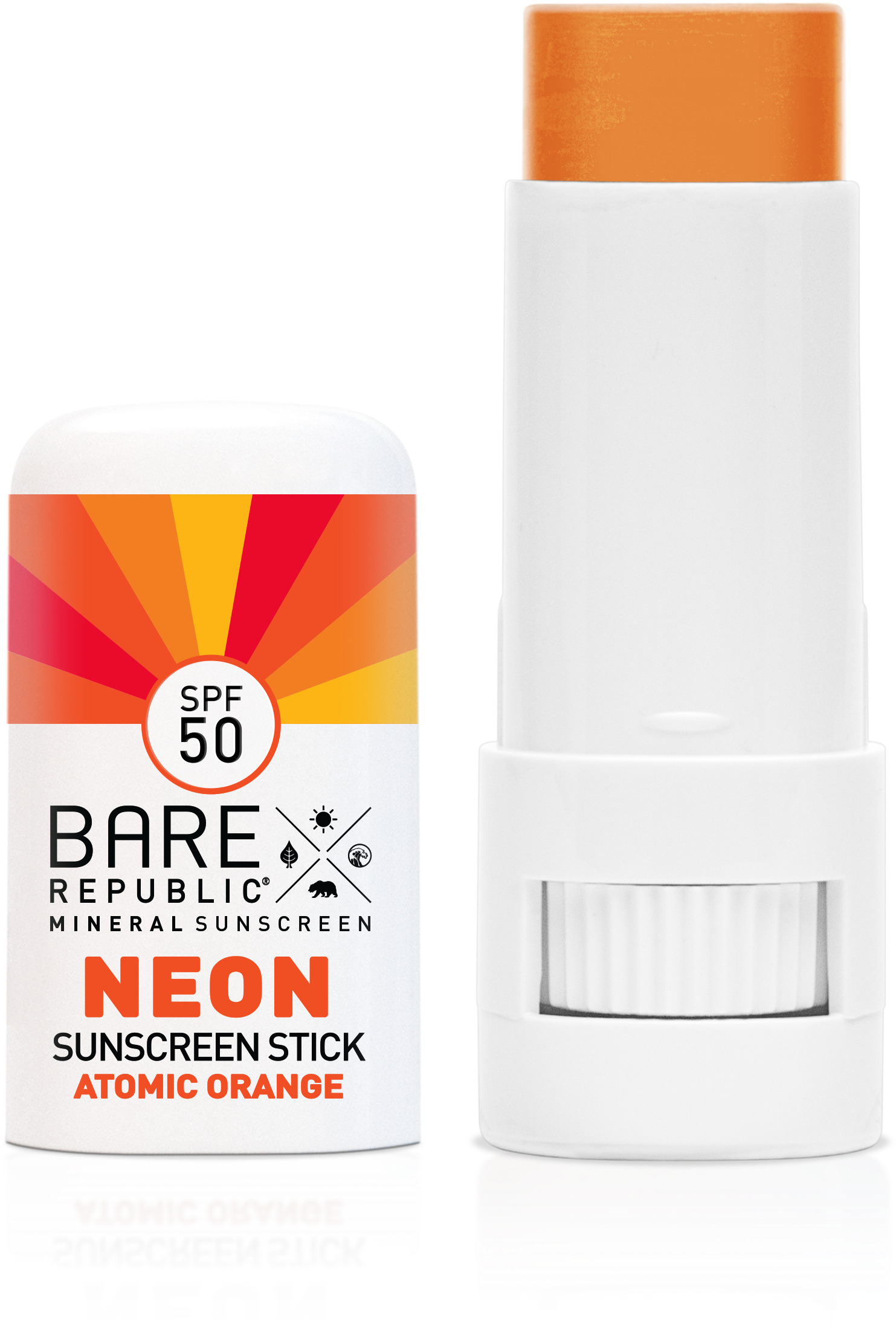 Mineral Spf 50 Neon Sunscreen Stick (2400x2400), Png Download