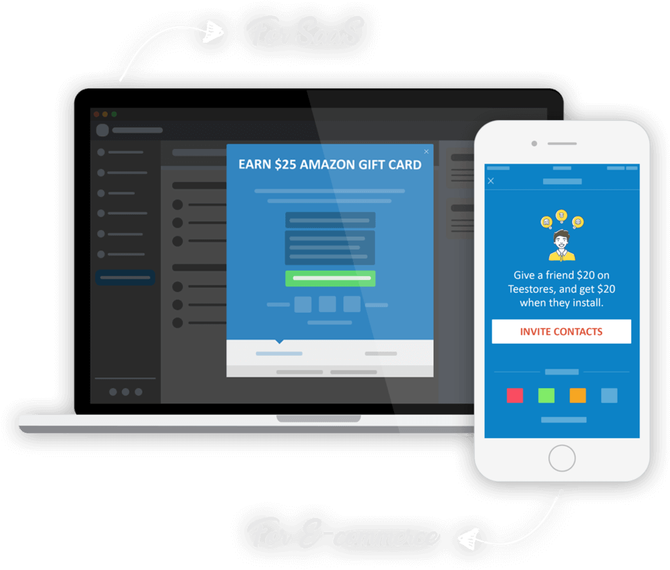Referral Program Software For Saas And Mobile Apps (1024x892), Png Download