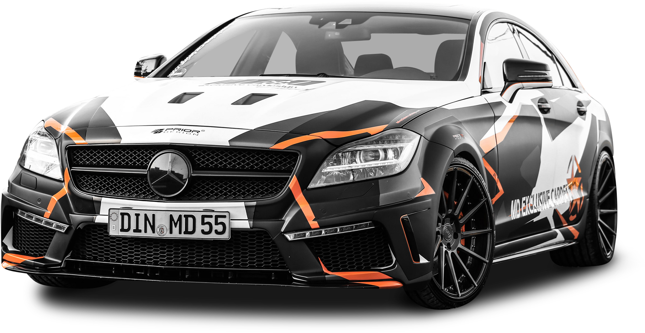 Mercedes Benz Cls 500 Black Car Png Image (2199x1218), Png Download