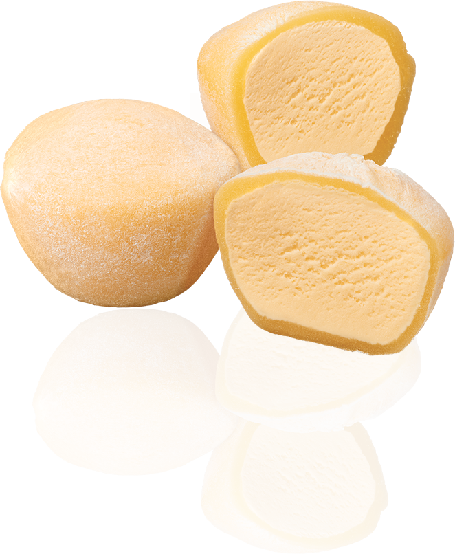 Mochi Ice Cream Diagram Whole And Cut (662x806), Png Download