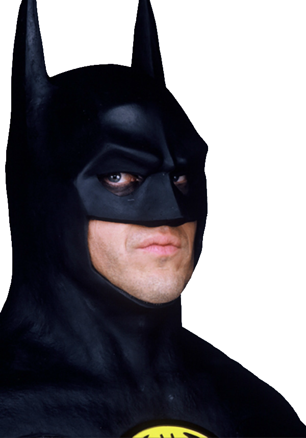 Keaton Batman (600x858), Png Download
