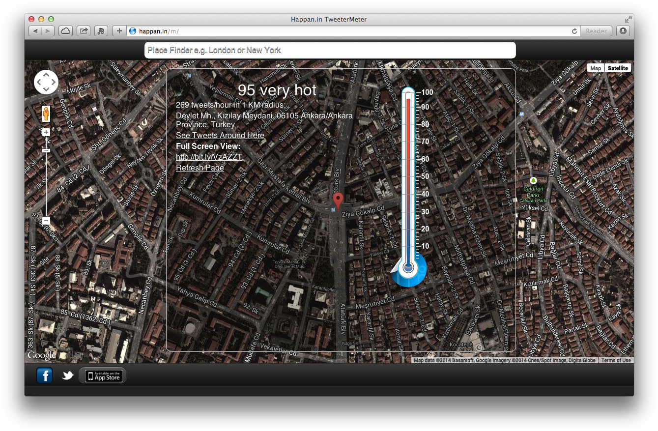 Tweet Meter Ankara Snap (1354x892), Png Download