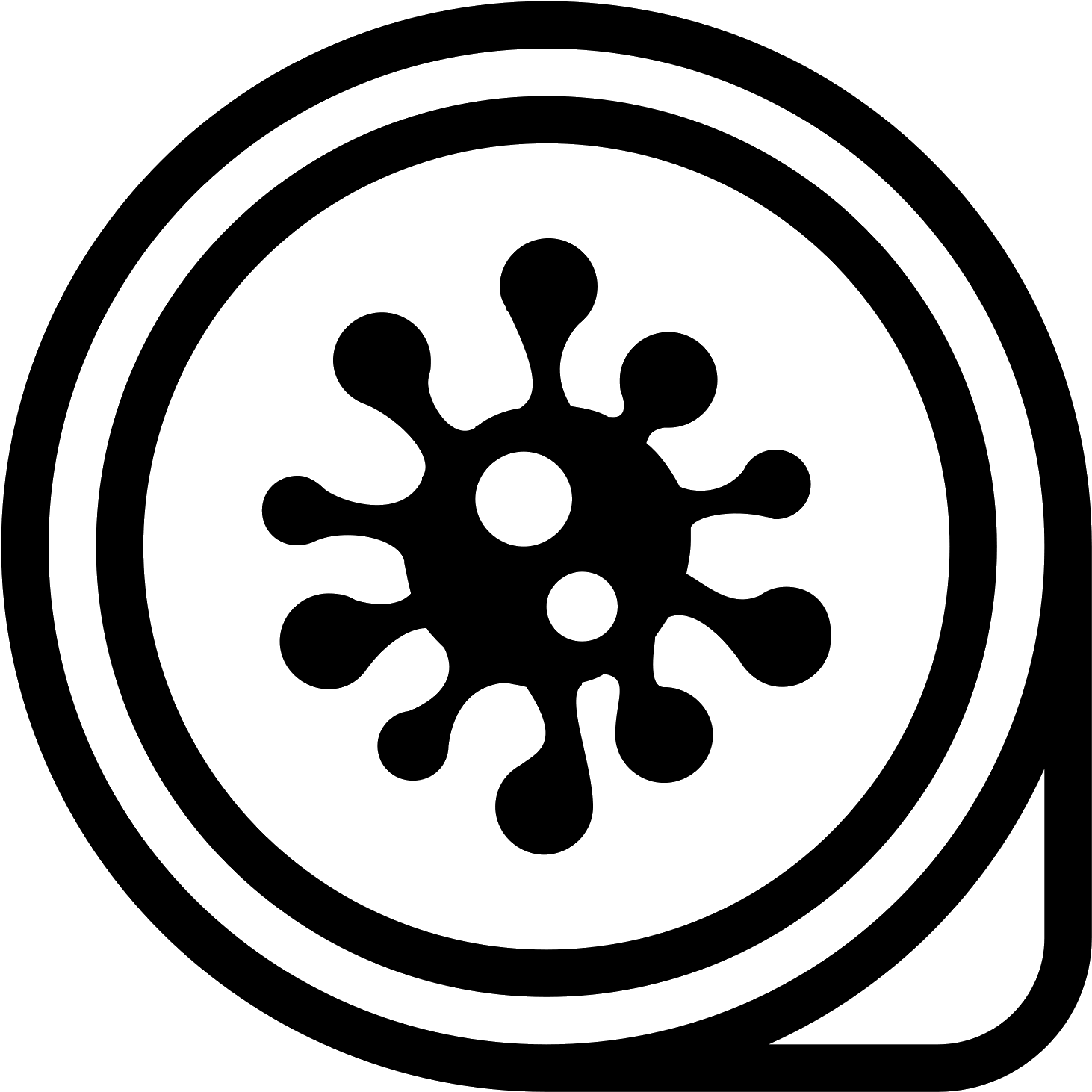 The Icon Is A Picture Of The Logo Antivirus Scanner (1600x1600), Png Download