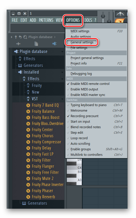 Основные Настройки Fl Studio (480x749), Png Download