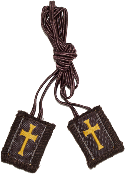 Crusader Brown Scapular 12" (1024x683), Png Download