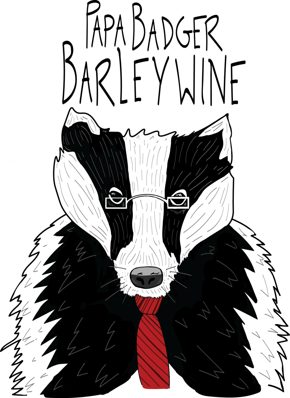 Badger (1000x1371), Png Download