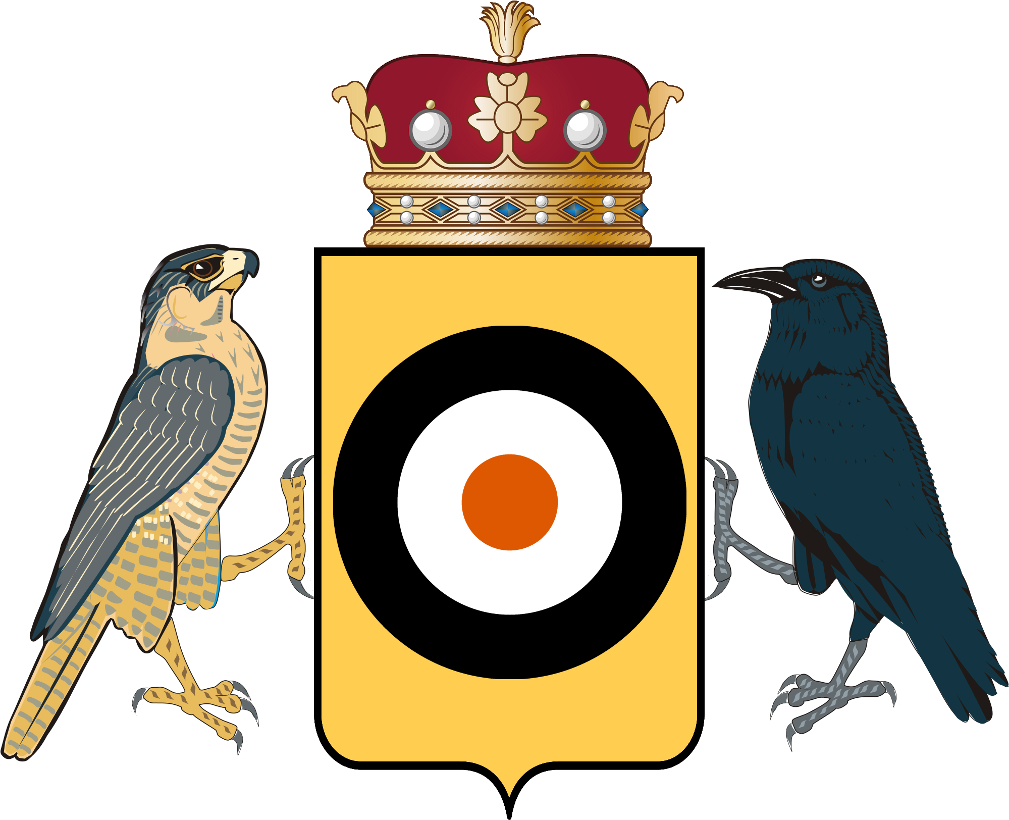 Coat Of Arms Of The Alimian Royal Air Force (2000x1648), Png Download