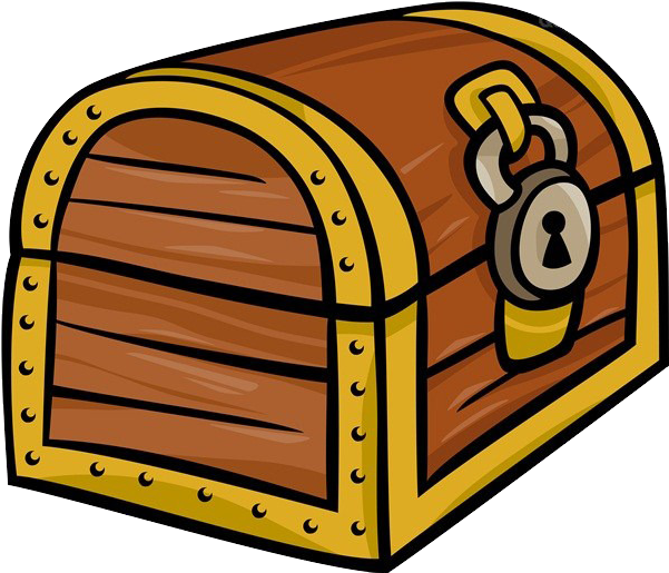 Treasure Chest Png, Download Png Image With Transparent (650x765), Png Download