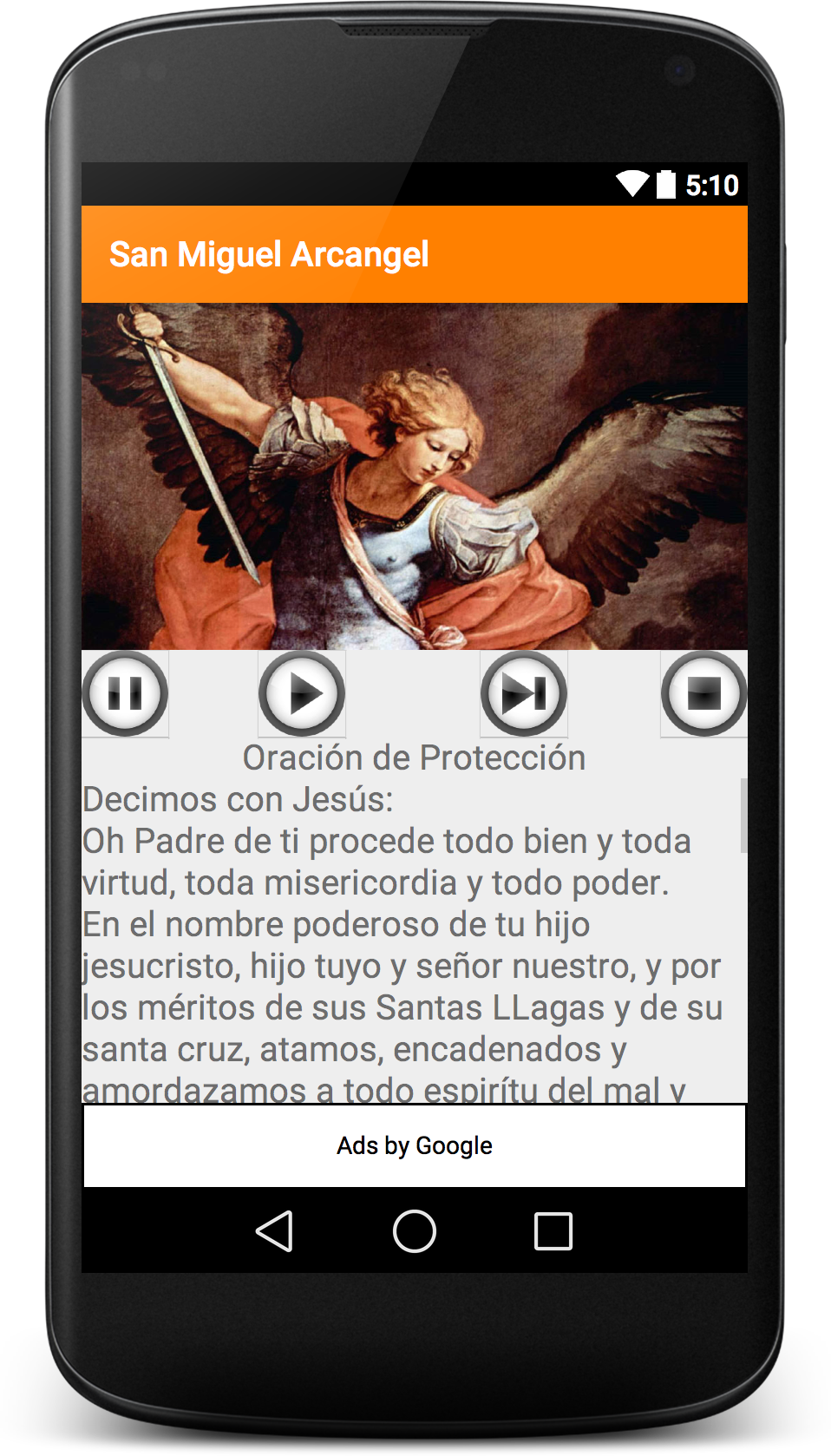San Miguel Arcángel Android App Gratuita (958x1678), Png Download
