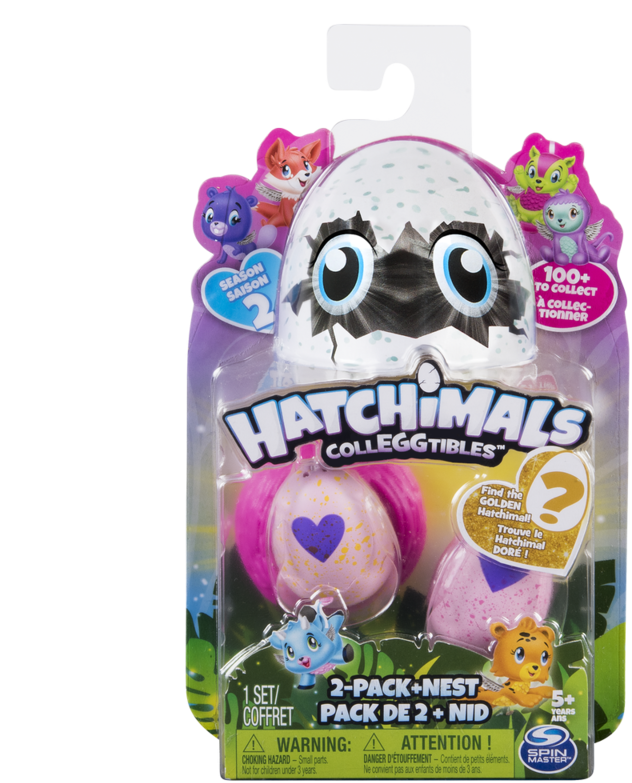 Набор Hatchimals Из Гнезда И Двух Коллекционных Фигурок (632x783), Png Download