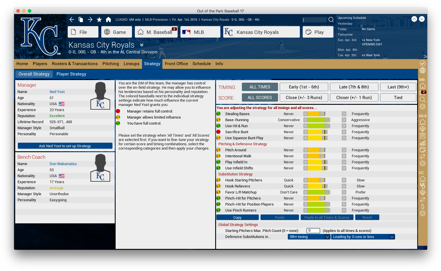 Ootp 17 2016 Royals (1552x955), Png Download
