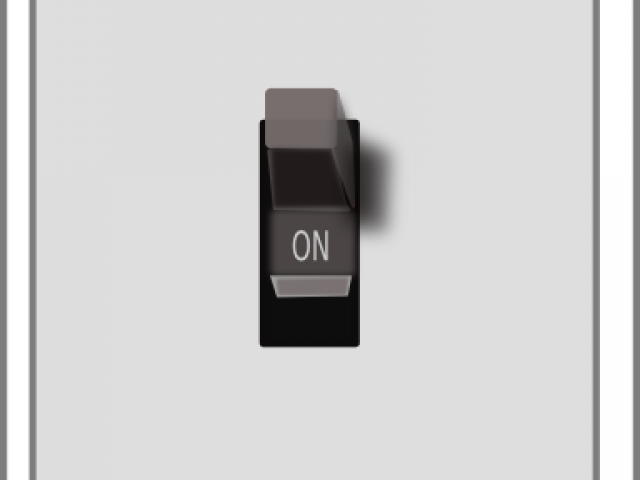 Lightswitch Png (640x480), Png Download
