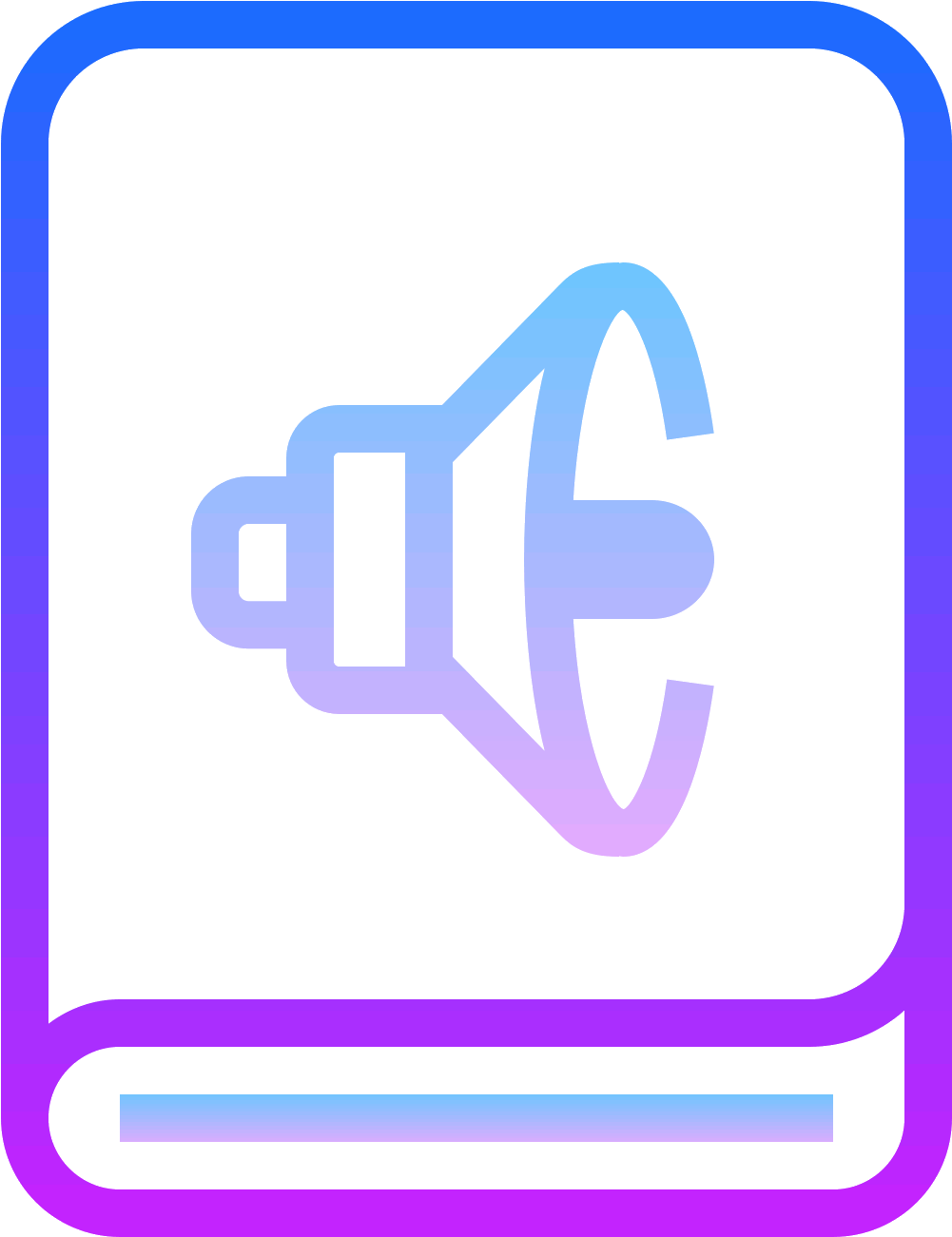 Livre Audio Icon (1600x1600), Png Download