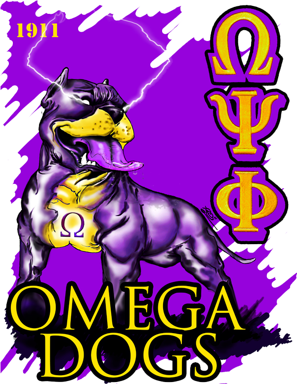 Omega Psi Phi Bulldog Founder Patch Set Clipart (600x800), Png Download