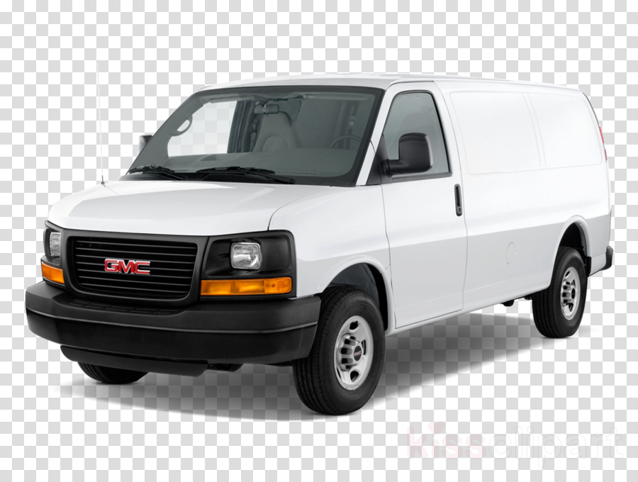 2017 Gmc Savana Cargo Van Clipart Van Gmc Car (900x680), Png Download