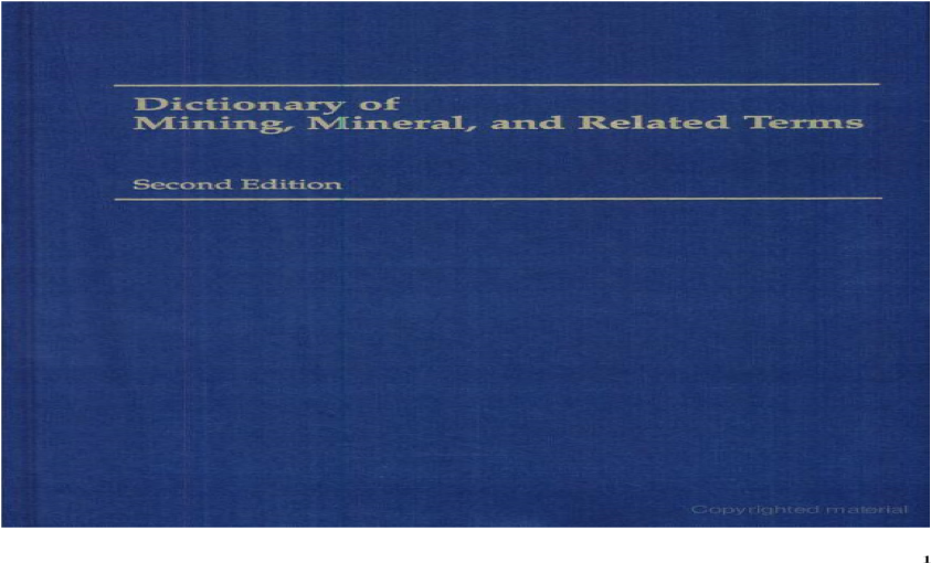 Dictionary Of Mining, Mineral, & Related Terms (1200x630), Png Download