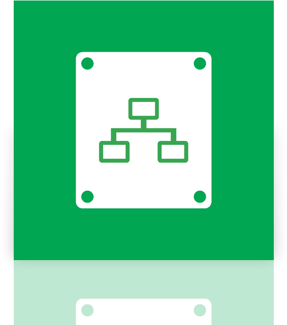 Drive, Mirror, Connected, Network Icon (640x640), Png Download