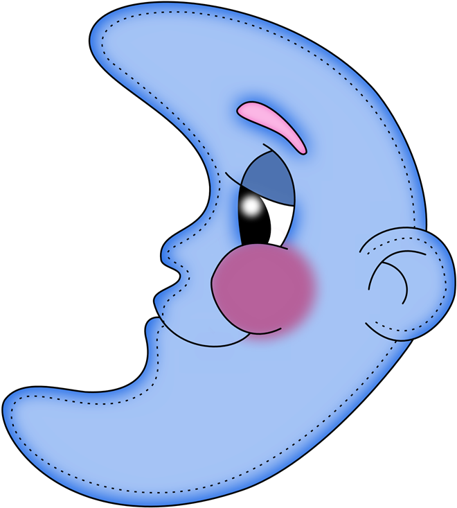 Imagenes Infantiles De Luna Cosas Para Photoscape Im (731x800), Png Download