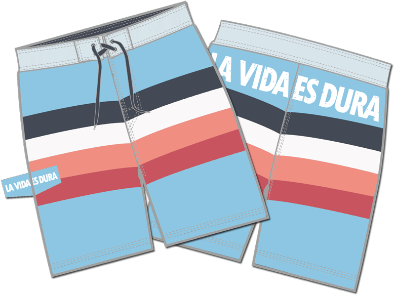 Surf Shorts Stripes (800x640), Png Download