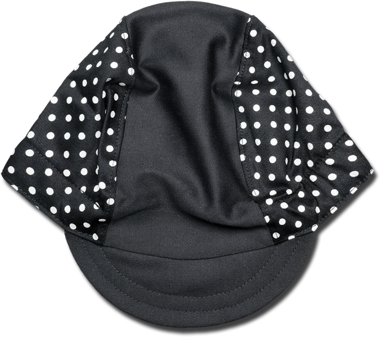 Little White Dots Cycling Cap (1024x683), Png Download