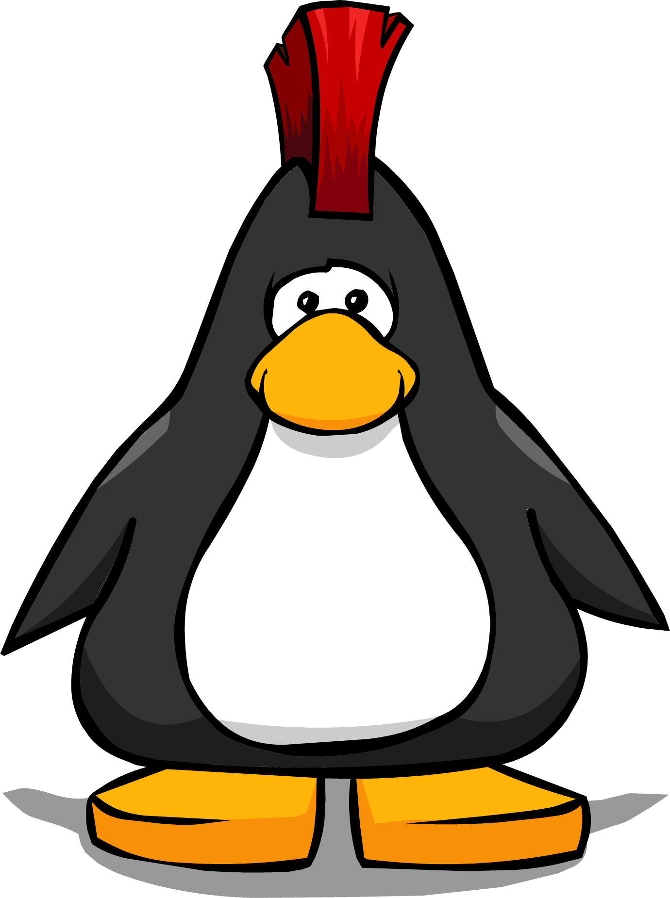 Red Mohawk Playercard (1380x1851), Png Download
