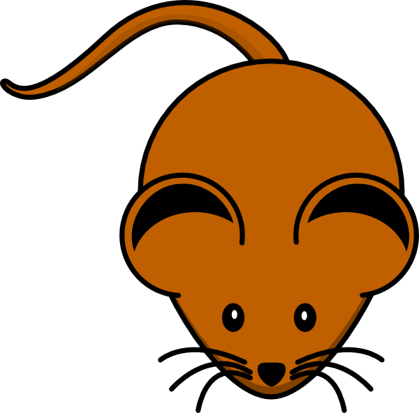 Brown Mouse Svg Clip Arts 600 X 592 Px (600x592), Png Download