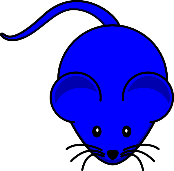 Dark Blue Mouse Svg Clip Arts 600 X 592 Px (600x592), Png Download