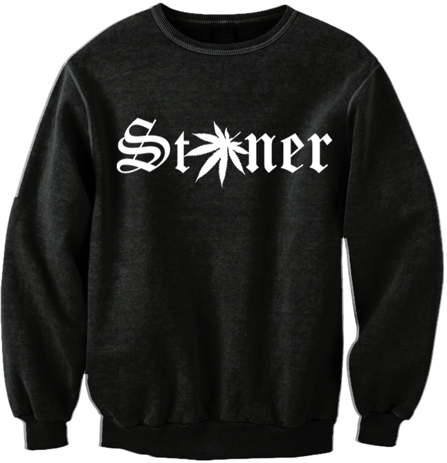 "stoner" Crewneck (1000x1000), Png Download