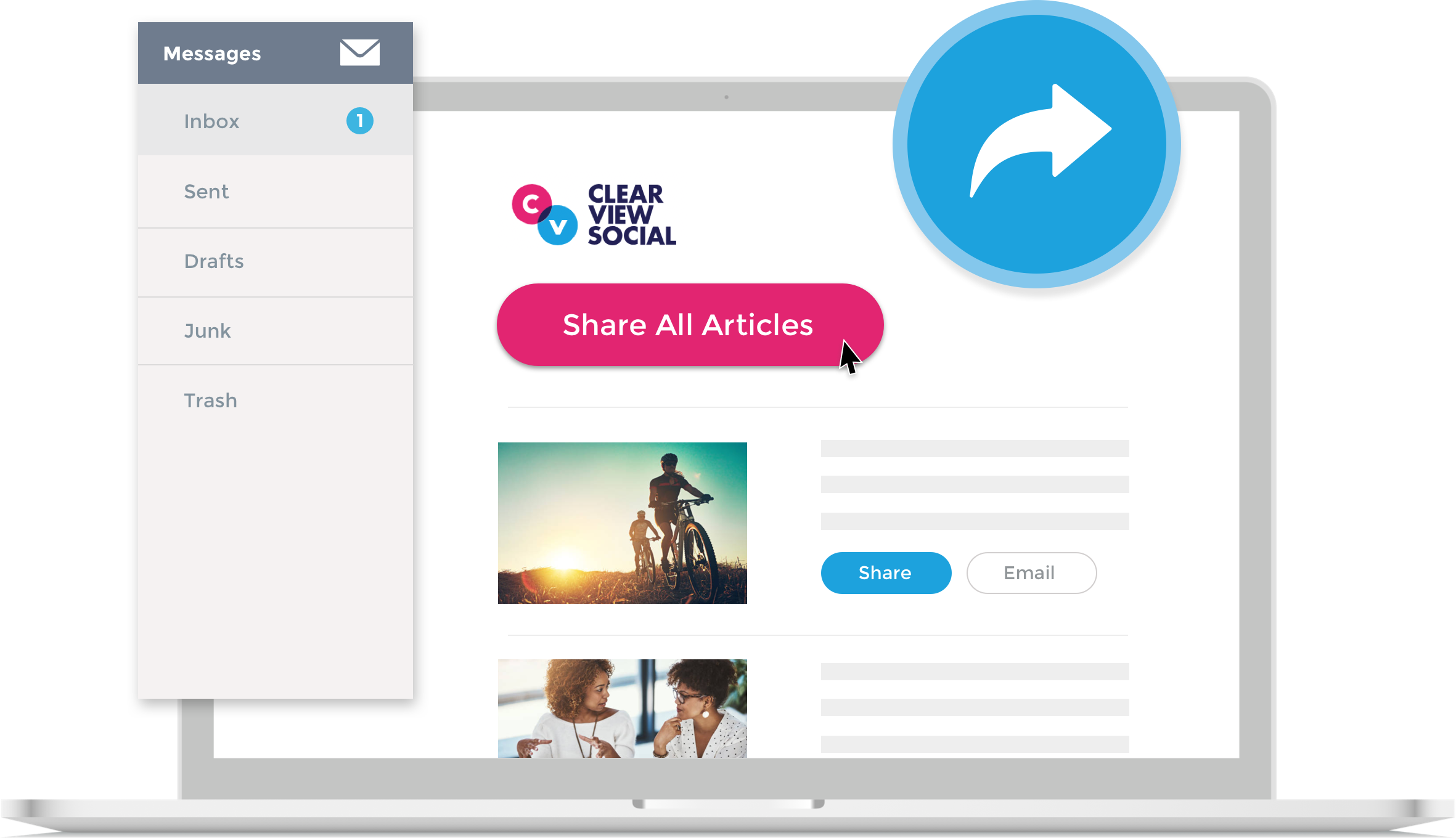 Inbox Icon Png (2362x1360), Png Download