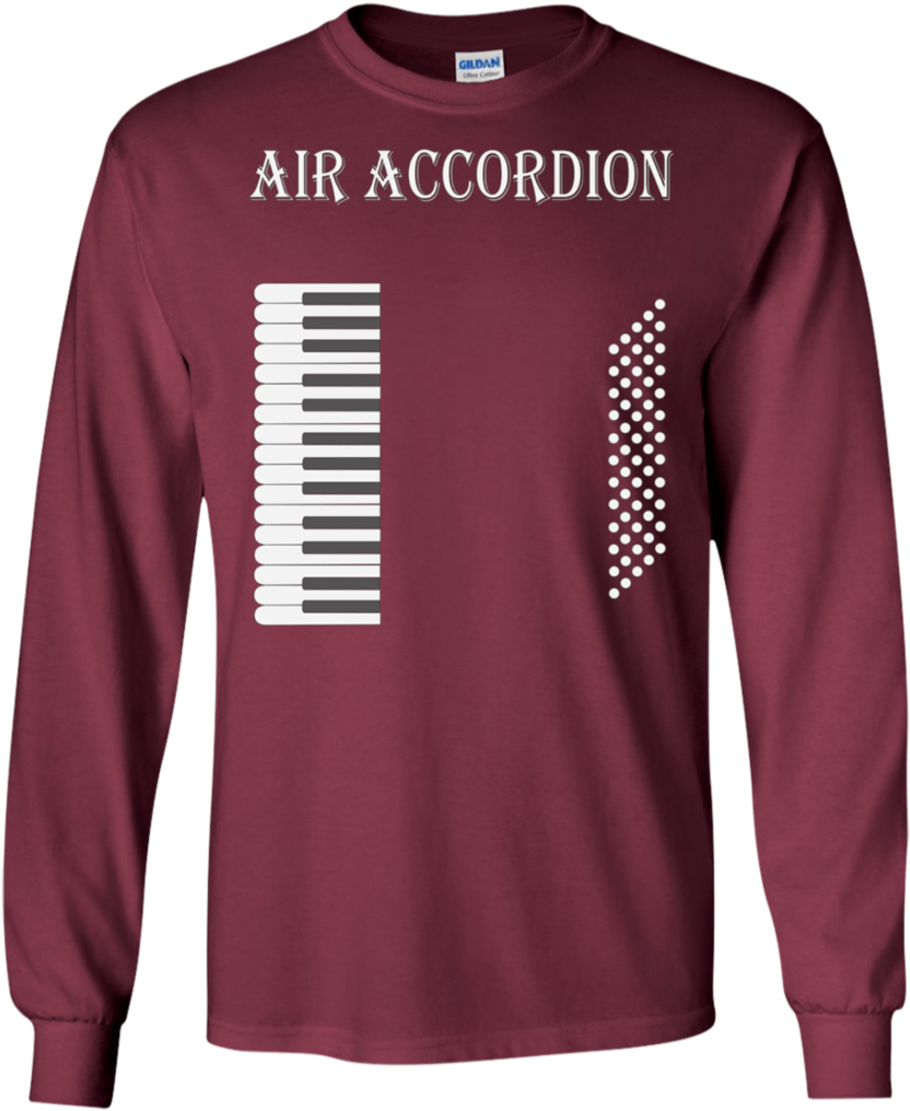 "air Accordion" T-shirt (1024x1024), Png Download