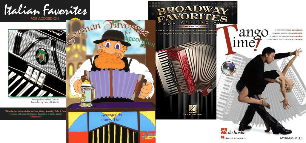 Accordion Song Books I Mahler Music Center (1080x576), Png Download