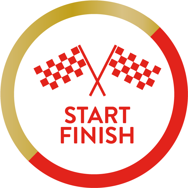 Start Your 100 Mile Adventure On The Iconic Goodwood (700x700), Png Download