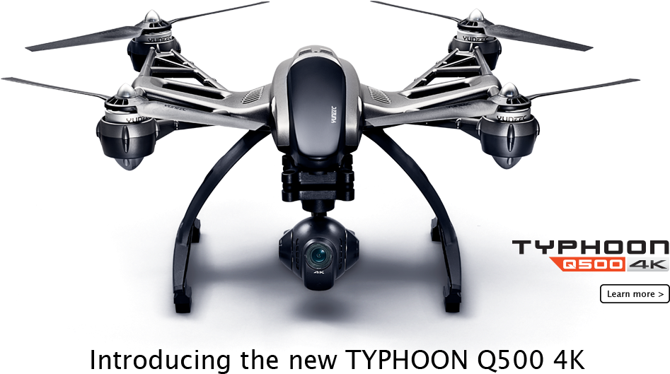 Typhoon Q500 4k (966x597), Png Download