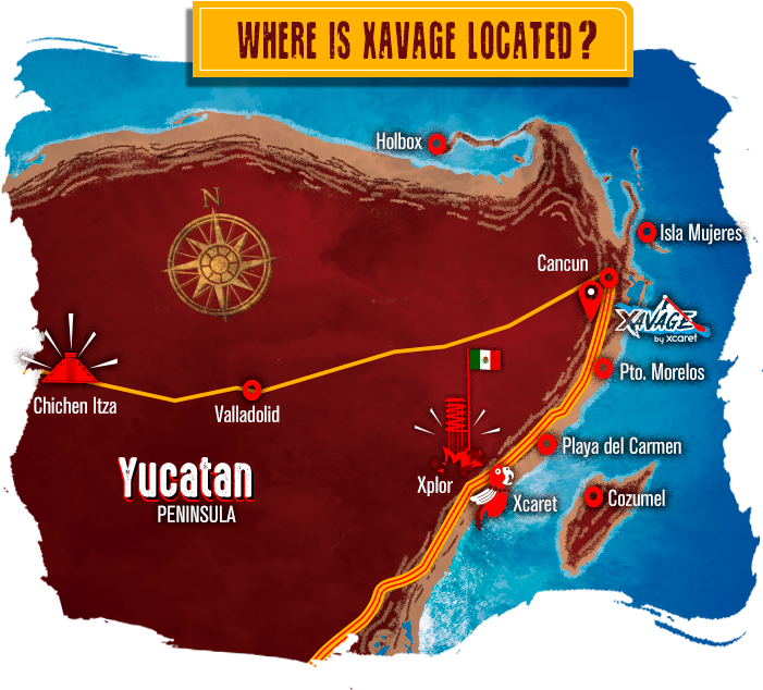 Mapa Ubicacion Xavage En (700x700), Png Download