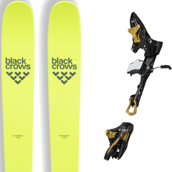 Black Crows Orb Freebird 2017 Marker Kingpin 10 75-100mm (600x600), Png Download