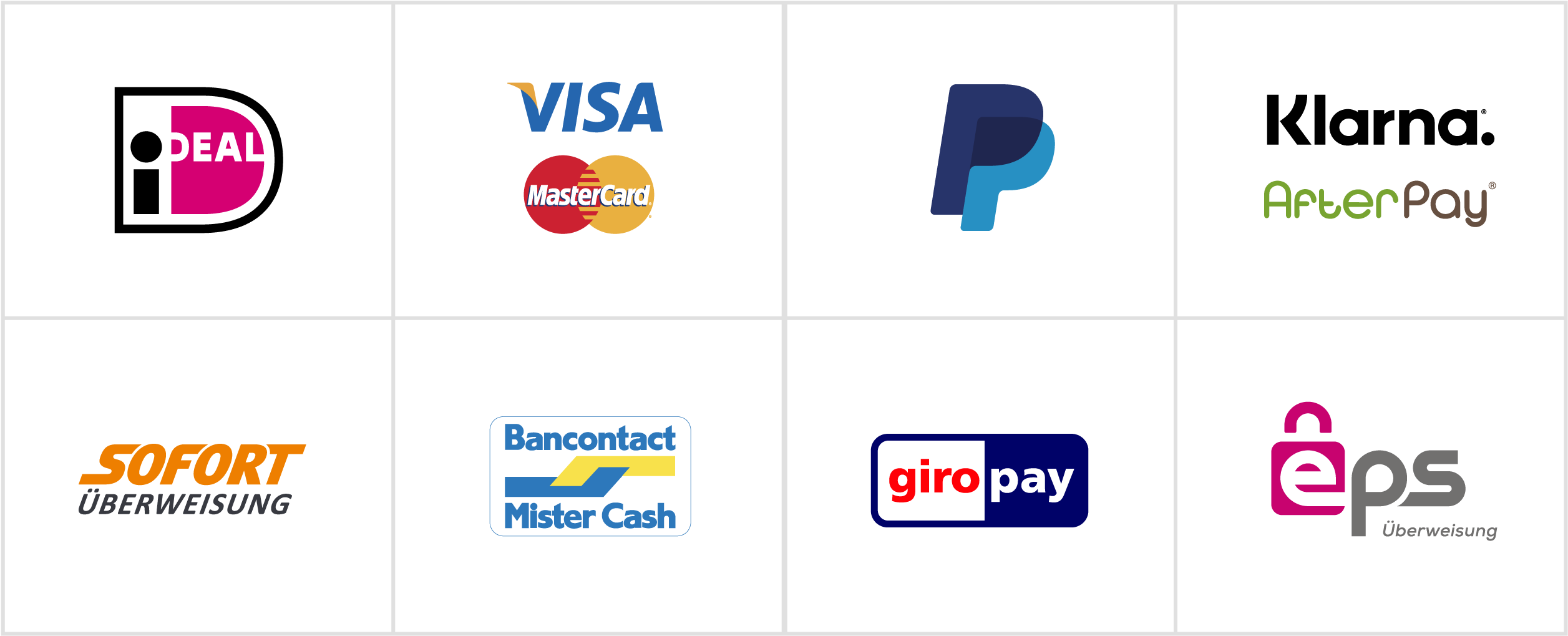 Com Accepts Different Payment Methods To Make Sure (2560x1075), Png Download
