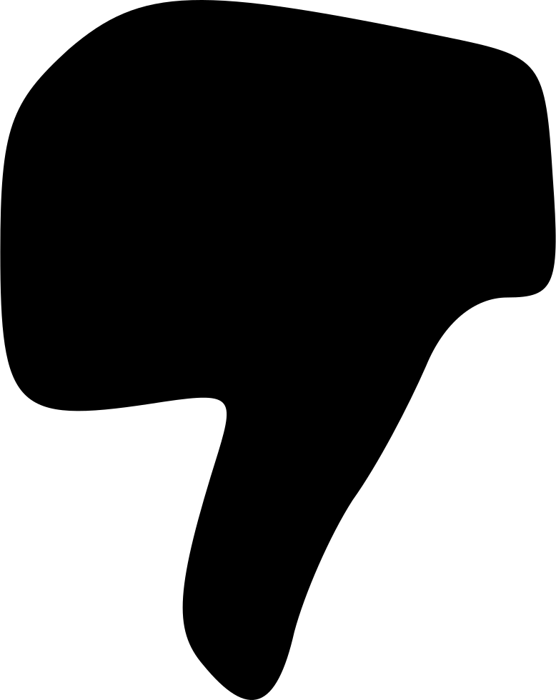 Thumbs Down Comments (778x980), Png Download