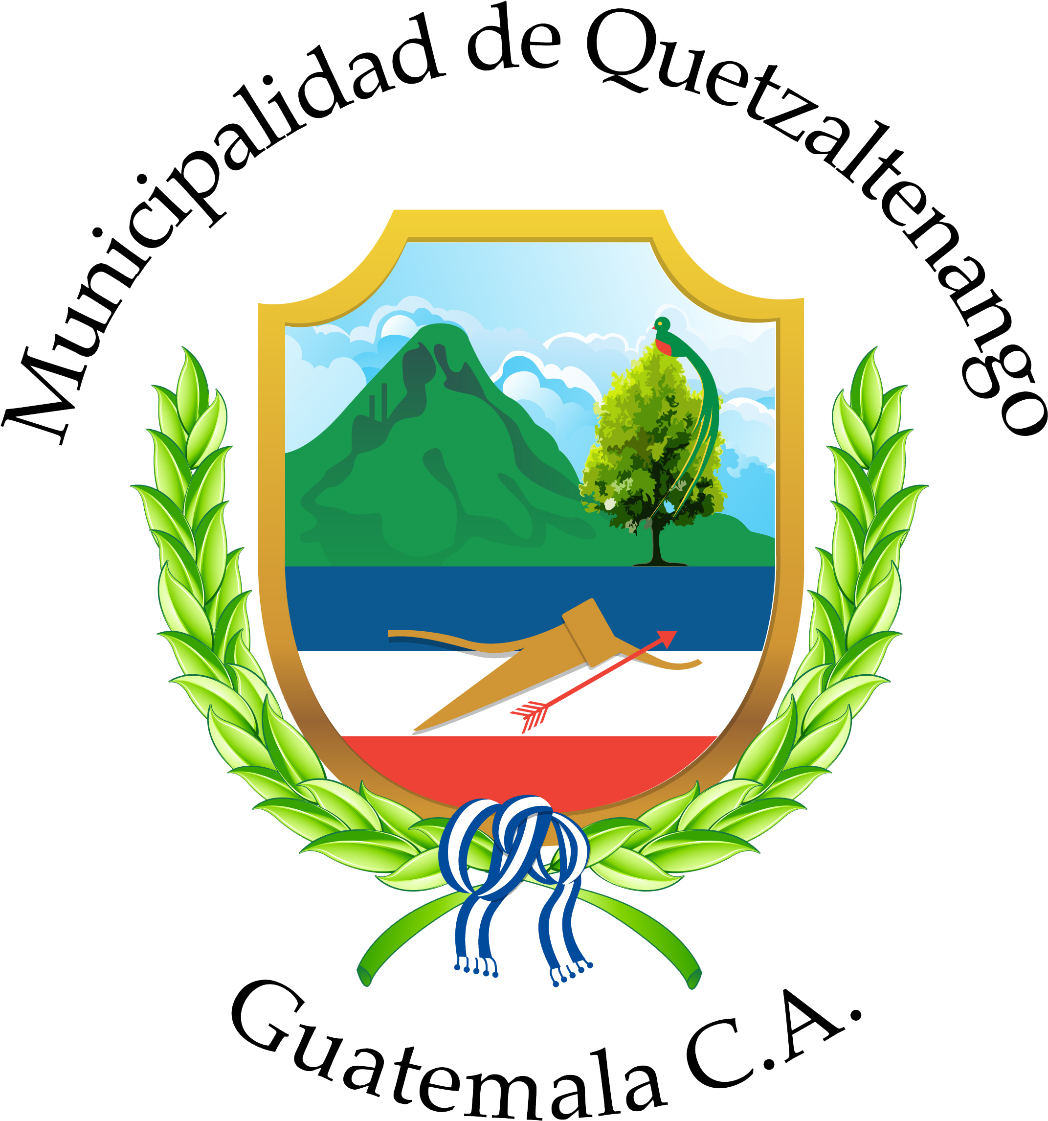 Escudo De La Municipalidad De Quetzaltenango (2340x2436), Png Download