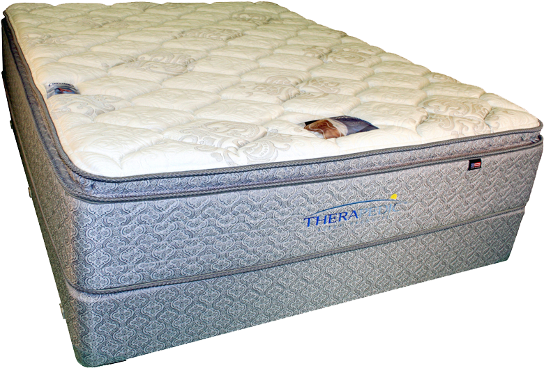 Therapedic Backsense Super Pillow Top (800x542), Png Download