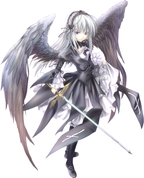 Render Rozen Maiden Suigintou (500x616), Png Download