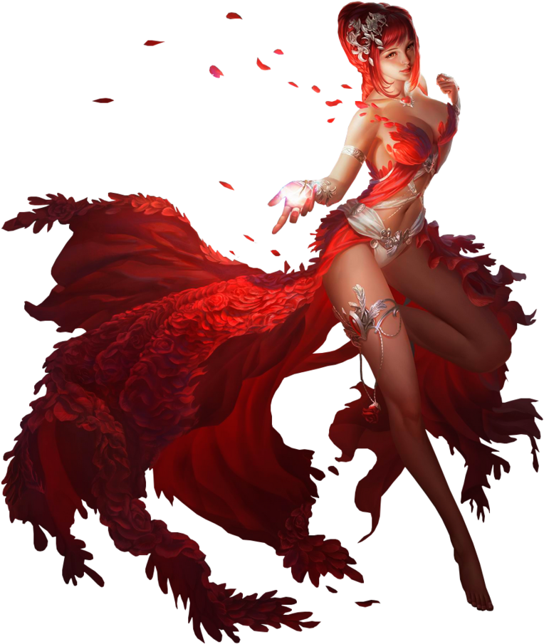 Femme Manga Rouge (801x939), Png Download