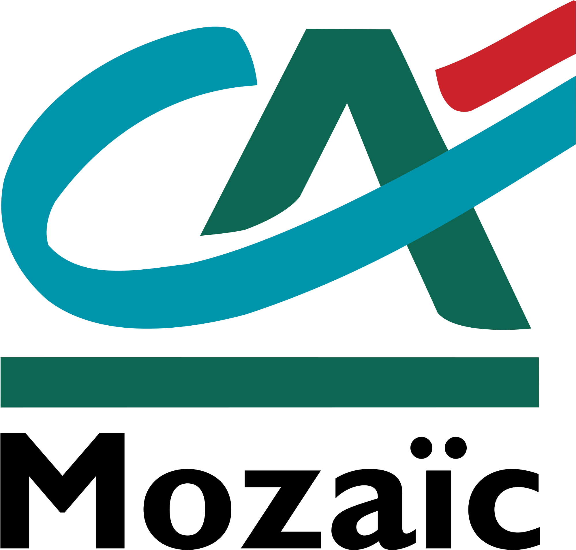 Credit Agricole Mozaic Logo Png Transparent (2400x2400), Png Download