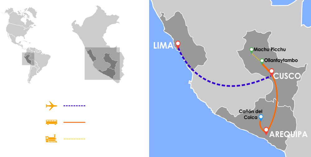 Machu Picchu Colca Canyon (999x504), Png Download