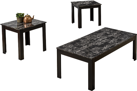 Image For Living Room Table Set From Economax (519x804), Png Download
