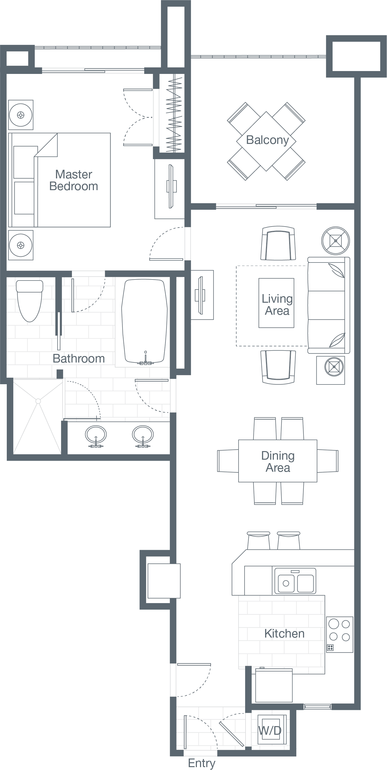 Dishes Drawing Living Room (1484x2948), Png Download