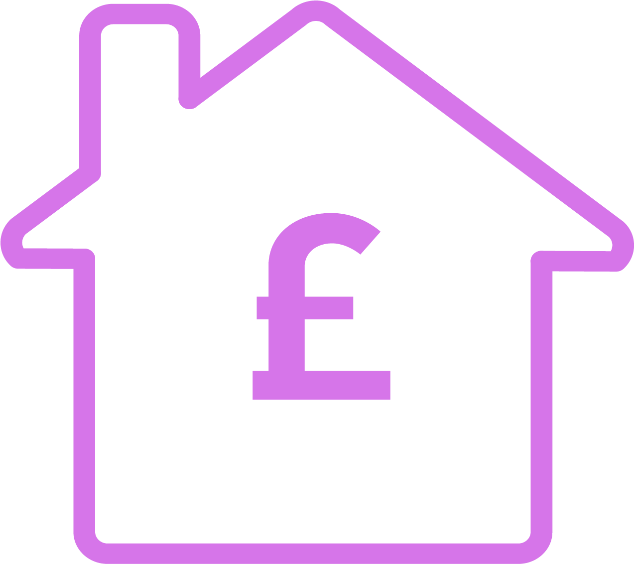 Rent And Service Charge Icon (2482x2481), Png Download