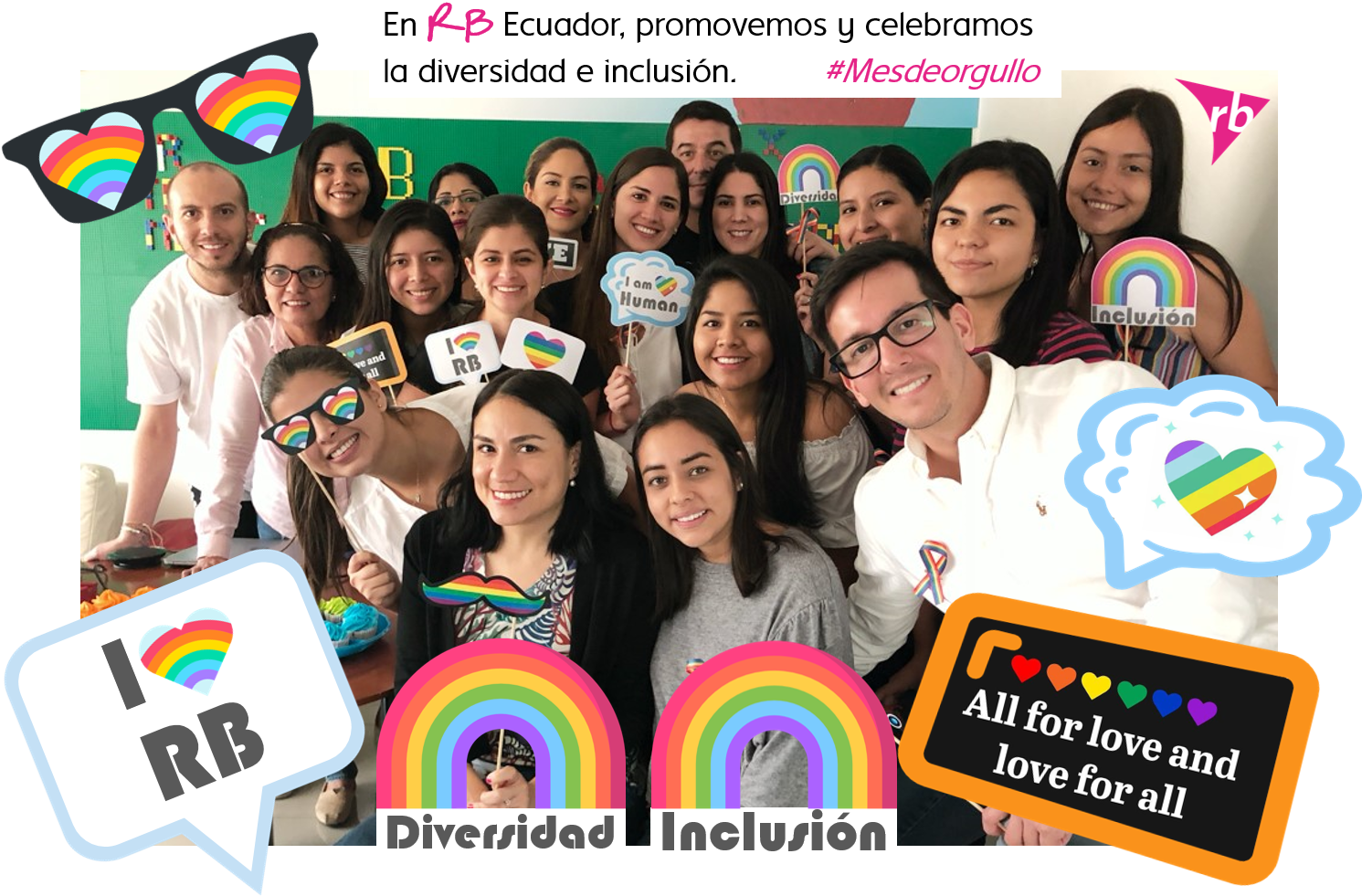 In Rb Ecuador We Are Proud Of Our Diversity&inclusion (1504x1058), Png Download
